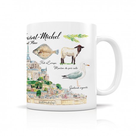 Mug ceramic 350ml - Le Mont Saint Michel 