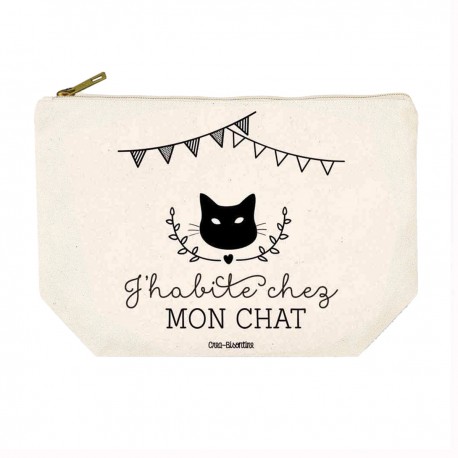 Toiletry bag - J'habite chez mon chat