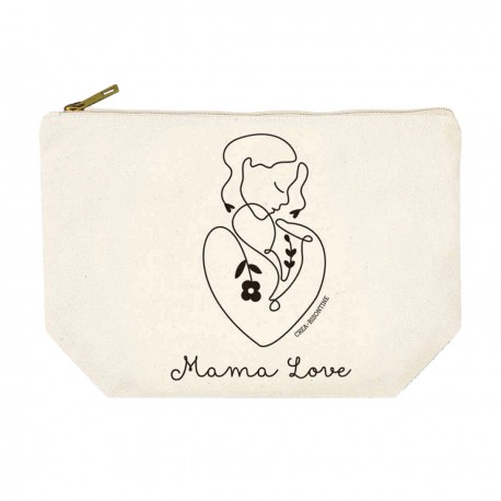 Trousse rectangulaire GM (28x20 cm) - Mama love