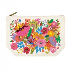 Trousse rectangulaire GM (28x20 cm) - Forêt florale