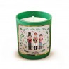 Bougie parfumée 220gr en verre vert- Magie de Noël (nutcracker)
