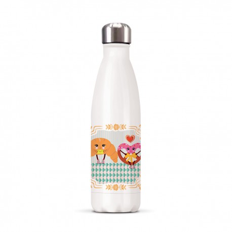 Gourde isotherme 500ml - Bretzel&Cie (Tu es à croquer)