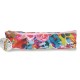 Pencil case in cotton - Floral rose