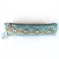 Trousse à crayons en coton - De tout mon coeur