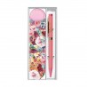 Pen and case set - Floral rose