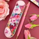 Set stylo bille & étui - Floral rose