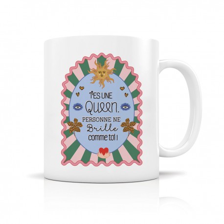 Mug céramique 350ml - Le Soleil (T'es une queen)