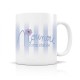 Ceramic white mug 12oz - Nature vivante (oiseau)