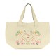 Large tote bag with closure - A fleur de peau