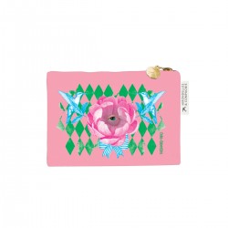 Porte-monnaie en velours (13x9,5 cm) - Le Jardin des Secrets (Pop)