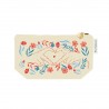 Small cotton pouch (20x13 cm) - A fleur de peau