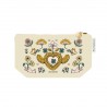Trousse rectangulaire beige PM  - De tout mon coeur