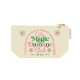 Trousse rectangulaire en coton beige PM - Club N°One (magic daronne)