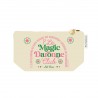 Trousse rectangulaire en coton beige PM - Club N°One (magic daronne)