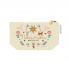 Trousse rectangulaire en coton beige PM - Le Soleil (Nounou)