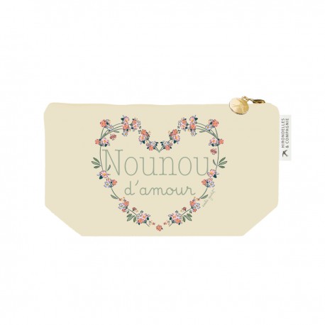 Trousse rectangulaire b PM (24x13 cm) - Ecole de vie (Nounou d'amour)