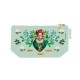 Trousse rectangulaire en velours PM - Les Muses (Sylvara)