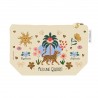 Trousse cosmétique en coton GM beige - Le Soleil
