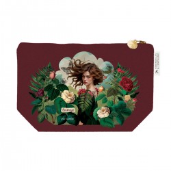 Velvet large pouch (28x18 cm) - Les Muses (Sylvara)
