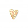 Pin's - Nature Vivante (Coeur fleuri rose)
