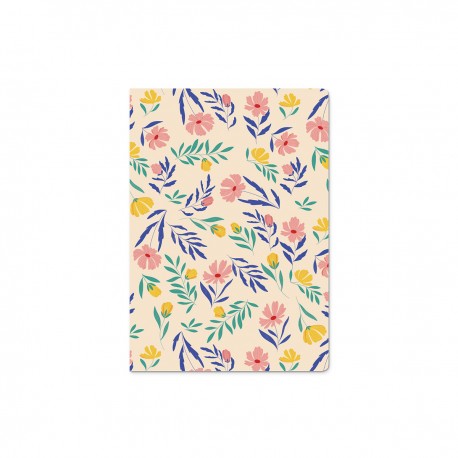 A6 notebook - A fleur de peau (Floral)