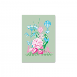 A6 notebook - Le Jardin des Secrets (Pop paon)