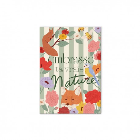 A6 notebook - Nature vivante (embrasse ta vraie nature)