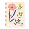 A5 spiral notebook - A fleur de peau