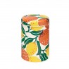 Boîte ronde haute en métal - Oranges & Lemons