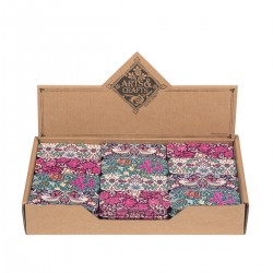 Présentoir 36 mini boîtes rect en métal - William Morris (Hyacinth)