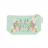Trousse rectangulaire en coton vert PM - Dolce vita (maîtresse)