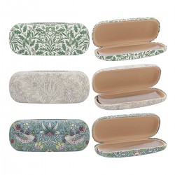 Présentoir de 12 étuis à lunettes (3 motifs W.Morris Strawberry Thief