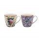 Lot de 2 coffrets 1 tasse déjeuner en porcelaine - W.Kilburn