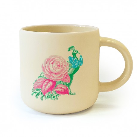 Round ceramic mug 12oz - Le Jardin des secrets (Pop)