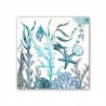 Pochette de 20 serviettes cocktail - Ocean Tide