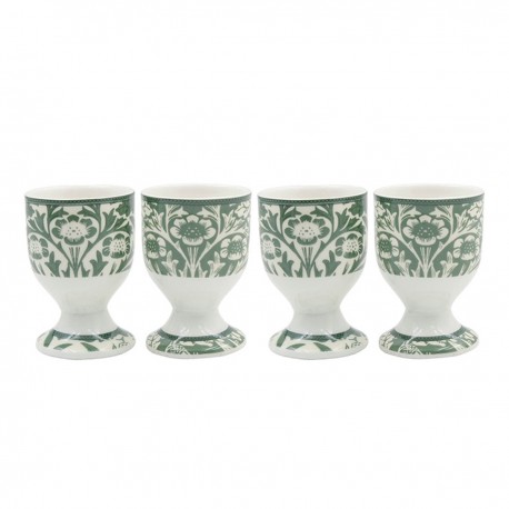 Set of 4 egg cups assorted - Acorn