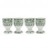 Set de 4 coquetiers en porcelaine - Acorn