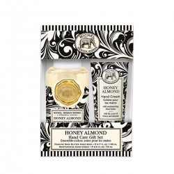 Set cadeau mini savon moussant et crème mains 75ml - Honey Almond