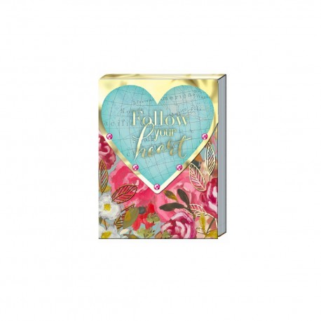 Pocket carnet de notes aimanté - Follow your Heart