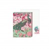 Pocket Notepad - Cherry Blossom Peacock