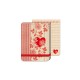 Pocket Carnet Notes (élastique rouge) 'Stripe Heart'