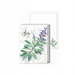 Pocket carnet de notes aimanté - Sage