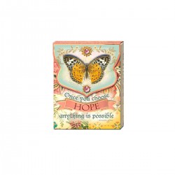 Pocket carnet de notes aimanté - Hope Butterfly