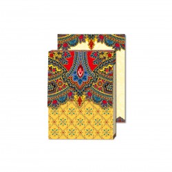 Pocket Carnet Notes Paisley 'Jaune'