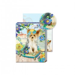 Pocket Carnet Notes 'Chien & Coussin'