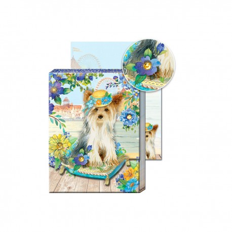 Pocket Carnet Notes 'Chien & Coussin'