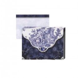 Pocket Carnet Notes 'Toile de Jouy'