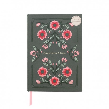 A5 embroidered journal - Reading Room (Once upon a time)