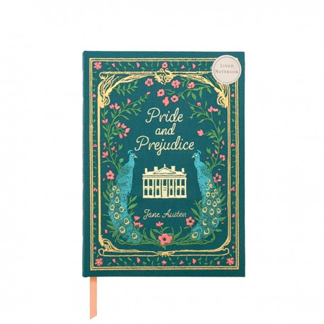 Carnet de notes brodé A5 - Reading Room (Pride&Prejudice)
