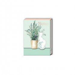 Pocket carnet de notes aimanté - Houseplant White Cat